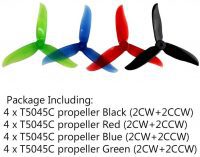 DroneAcc 16 Piezas 5045 3 Palas Propellers 5 Pulgadas TriBlade Props