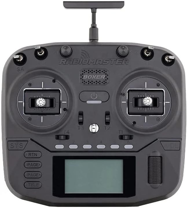 RadioMaster Boxer 2.4GHz 16CH Hall Gimbals Radio Controlador con funda de transporte, modo 2 (ELRS)
